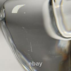 Set of 2 BACCARAT France Crystal Glass DIOMEDE Candlesticks Candle Holders 3.5