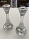 Set Of 2 Baccarat France Massena Crystal Candlestick Candle Holders Vintage Vtg