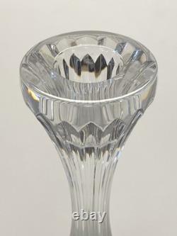 Set of 2 BACCARAT France MASSENA Crystal CANDLESTICK CANDLE HOLDERS Vintage VTG