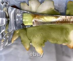 Set of 2 Cevik Floral Candle Holders, Lilies & Daisies, 10.75 tall