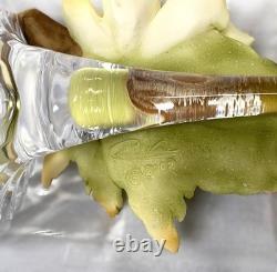 Set of 2 Cevik Floral Candle Holders, Lilies & Daisies, 10.75 tall