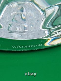 Set of 2 Waterford Crystal Seahorse Candlesticks Pair Candle Holder 11.5 Signed