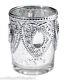 Set Of 24 Silver Mercury Glass Votive Tealight Candle Holders Bling Embellished
