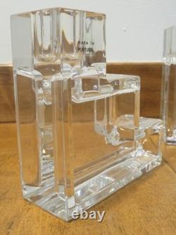 Set of 3 Art Deco Glass Candle Holders from Metropolitan Museum of Art Store