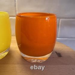 Set of 3 Glassy Baby Candle Holders