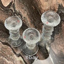 Set of 3 Iittala (iittala) Finland Timo Sarpaneva Candle Holders Candlesticks