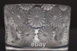 Set of 4 LALIQUE RARE Napsbury Votive Tea Light Candle Holders