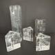 Set Of 5 Iittala Arkipelago Finland Clear Glass Candle Holders Timo Sarpaneva