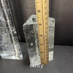 Set of 5 Iittala Arkipelago Finland Clear Glass Candle Holders Timo Sarpaneva