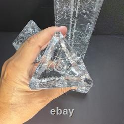 Set of 5 Iittala Arkipelago Finland Clear Glass Candle Holders Timo Sarpaneva