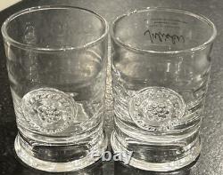 Set of 6 Juliska Berry and Thread Glass Votives / Tea Light Holders