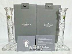 Set of Waterford Crystal Arcade Candlesticks 10 NIB