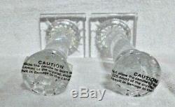 Set of Waterford Crystal Arcade Candlesticks 10 NIB