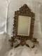 Set Of Two Matching Antique Brass Wall Sconces Candle Holders