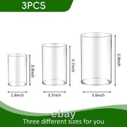 Sleek 36pc Clear Glass Vases Set Ideal for Centerpieces & Candle Holders Sleek 36pc Clear Glass Vases Set Ideal for Centerpieces & Candle Holders