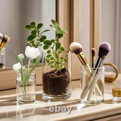 Sleek 36pc Clear Glass Vases Set Ideal for Centerpieces & Candle Holders Sleek 36pc Clear Glass Vases Set Ideal for Centerpieces & Candle Holders