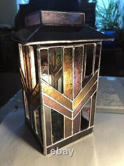 Stained Glass Candle Holder