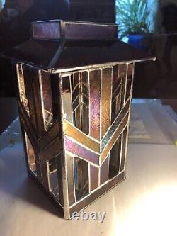 Stained Glass Candle Holder