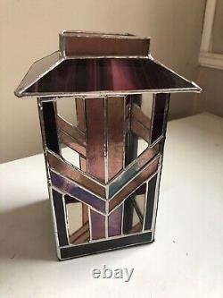 Stained Glass Candle Holder