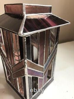 Stained Glass Candle Holder