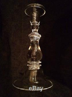 Steuben Baluster Teardrop Candle Holder 8 3/4