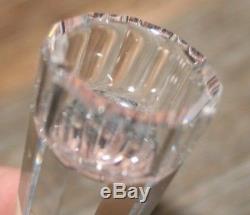 Swarovski Glass Crystal Candle Holder Stalactite Retired Selection Chrome Vase