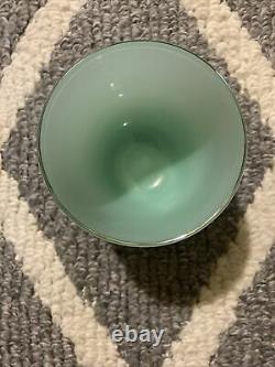 THANK YOU Glassybaby Hand Blown Glass Candle Holder Tag Candle Card Rare! Green