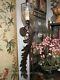 Tuscan Mediterranean Old World Metal Wall Sconce Candle Holder 4 Feet Tall