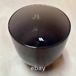 TWILIGHT Glassybaby Hand Blown Glass Candle Holder Gift Box SOLD OUT Purples