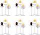 Tall Glass Pillar Candle Holder 30 Pcs Tea Light Candle Holder Set For Table