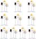 Tall Glass Pillar Candle Holder 30 Pcs Tea Light Candle Holder Set For Table C