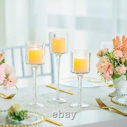 Tea Light Holder Votive Centerpieces Glass Candle Holders Bulk for Wedding