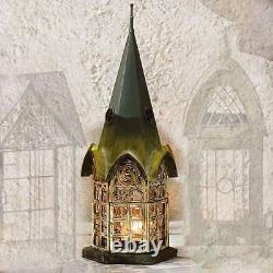 Tea light Candle Lanterns Set of 6 Glass and Metal Architectural Houses