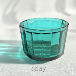 Teal Emerald Glass Candle Vessels 10oz Sets Of 12 American Made Artisan Glass