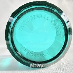 Teal Emerald Glass Candle Vessels 10oz Sets Of 12 American Made Artisan Glass