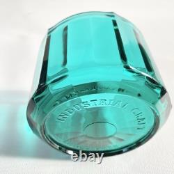 Teal Emerald Glass Candle Vessels 10oz Sets Of 12 American Made Artisan Glass