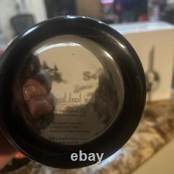 The Last Line Brand Black Onyx Glass Hand Blown Tea light Holders