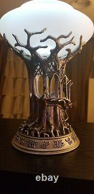 The Lord of The Rings CANDLE HOLDERS FREE SHIP Lothlorien Palace & GANDALF STAFF