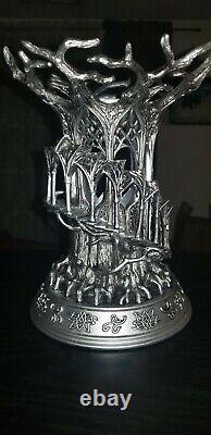 The Lord of The Rings CANDLE HOLDERS FREE SHIP Lothlorien Palace & GANDALF STAFF