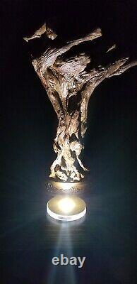 The Lord of The Rings CANDLE HOLDERS FREE SHIP Lothlorien Palace & GANDALF STAFF