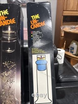 The Un-Candle Item #132 Approx 15 Tall 3 Wide Vintage Floating Candles Lot of 2