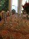Tiffany & Co. Crystal Hampton Candle Stick Holders 9 Nine In Total