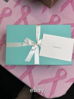 Tiffany & Co. Home Essentials Decor Classic Candlestick Crystal Glass Set of 2