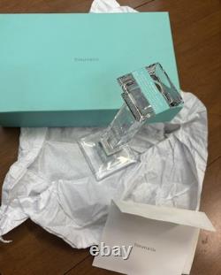Tiffany & Co. Home Essentials Decor Classic Candlestick Crystal Glass Set of 2