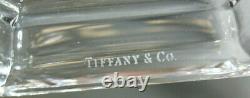 Tiffany & Co Plymouth 8 Tall Crystal Candlesticks 1 Pair New S9657