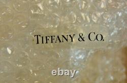 Tiffany & Co Plymouth 8 Tall Crystal Candlesticks 1 Pair New S9657