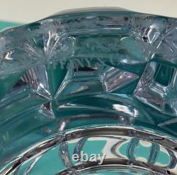 Tiffany & Co Rock Cut Crystal Votive Candle Holder Set of 2