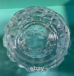 Tiffany & Co Rock Cut Crystal Votive Candle Holder Set of 2