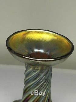 Tiffany Studios Favrile Glass Candle Stick c. 1924 AS IS