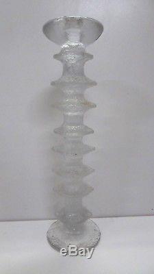 Timo Sarpaneva Ittala Festivo Tall 8 Ring Candle Stick Holder 31 CM High